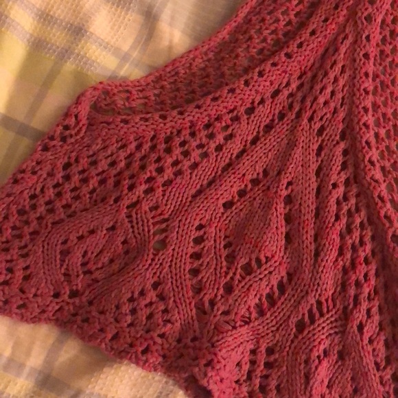 Pink crochet see through top - Picture 4 of 5